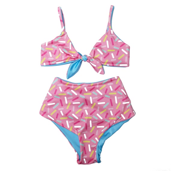 pink bathing suit top