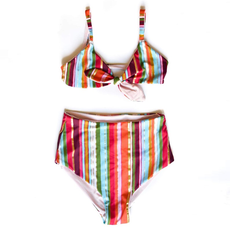 rainbow bathing suit