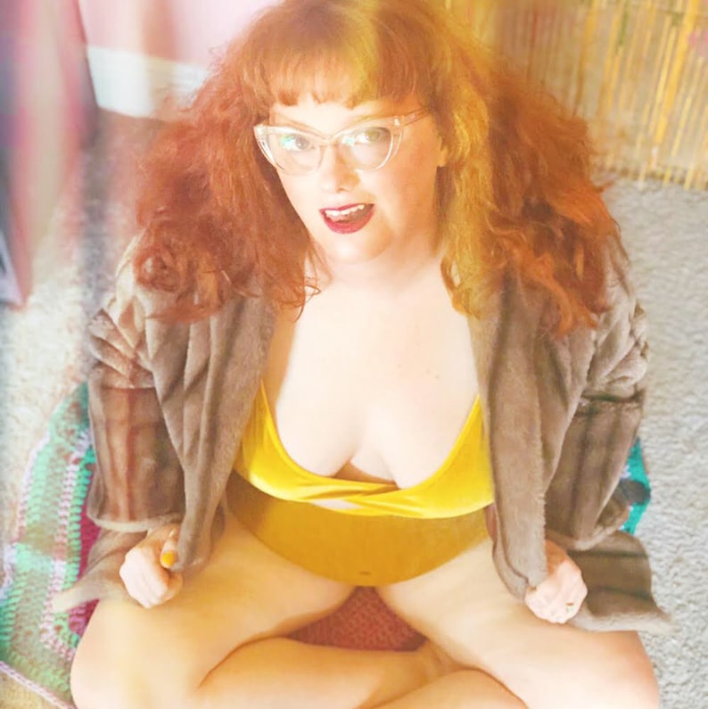 Custom Bralette Plus Size Bralette Personalized Velvet Bra Yellow Velour Bra Yellow Velvet Wrap Bralette Yellow Velvet Lingerie