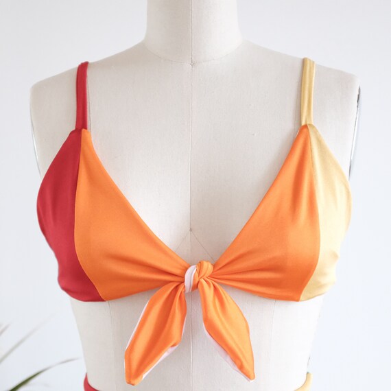 rainbow swim top