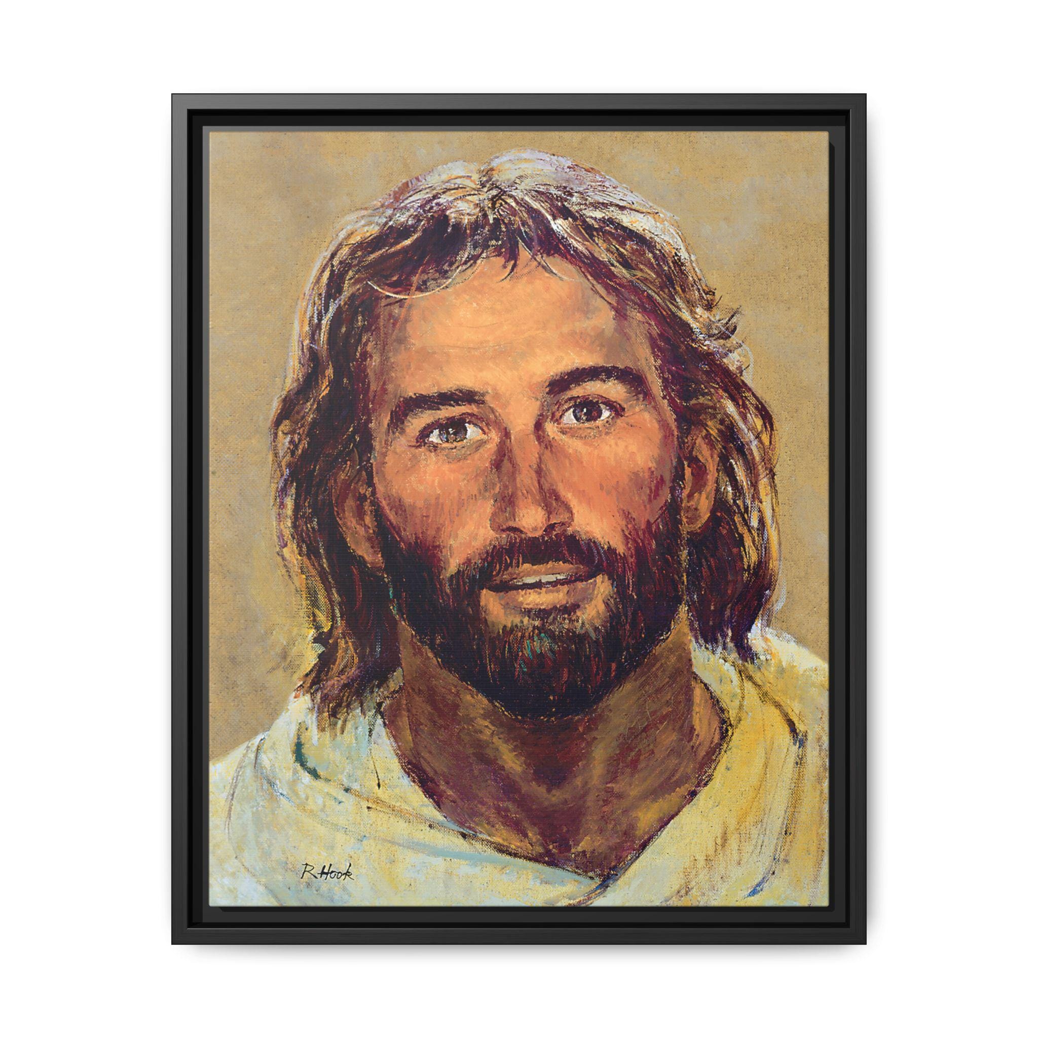 Jesus Portrait Matte Canvas Framed | Religious Wall Art - Etsy
