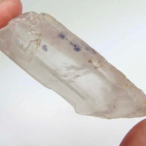 Fluorite included Quartz, Raw Fluorite Quartz Crystal Specimen from Madagascar, Very Rare Quartz Crystal