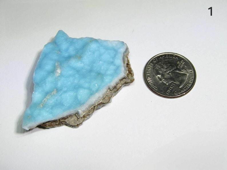 Blue Aragonite Specimen, Raw Blue Aragonite Crystal Cluster, Blue Aragonite Mineral, Natural Crystal Cluster Specimen Aragonite #1