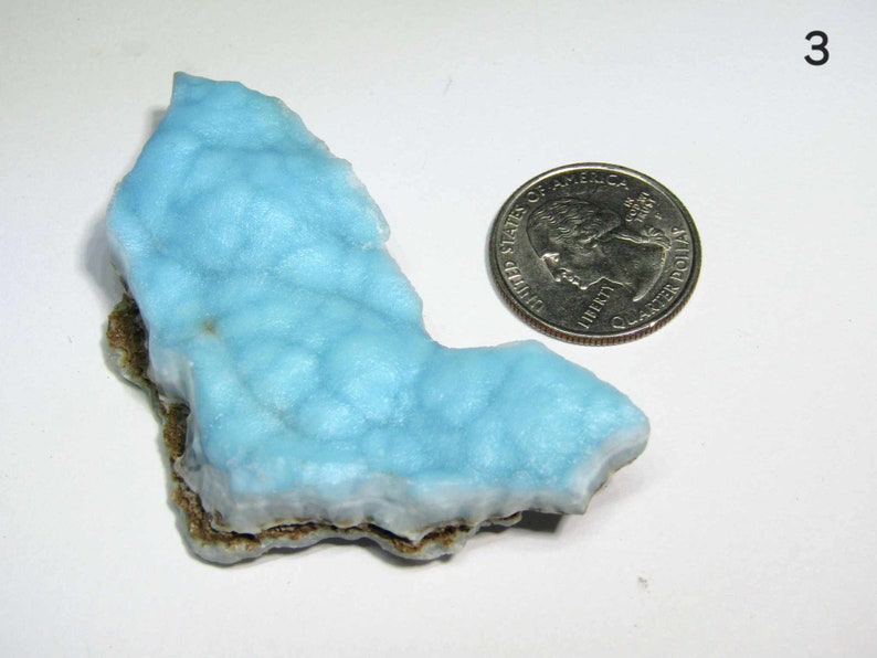 Blue Aragonite Specimen, Raw Blue Aragonite Crystal Cluster, Blue Aragonite Mineral, Natural Crystal Cluster Specimen Aragonite #3