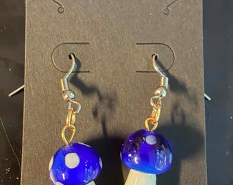 Mushroom Charm Earrings