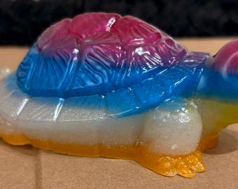 Resin Turtle Collection | Choose Your Design: Colors, Home Decor, Centerpiece, Art Sculpture