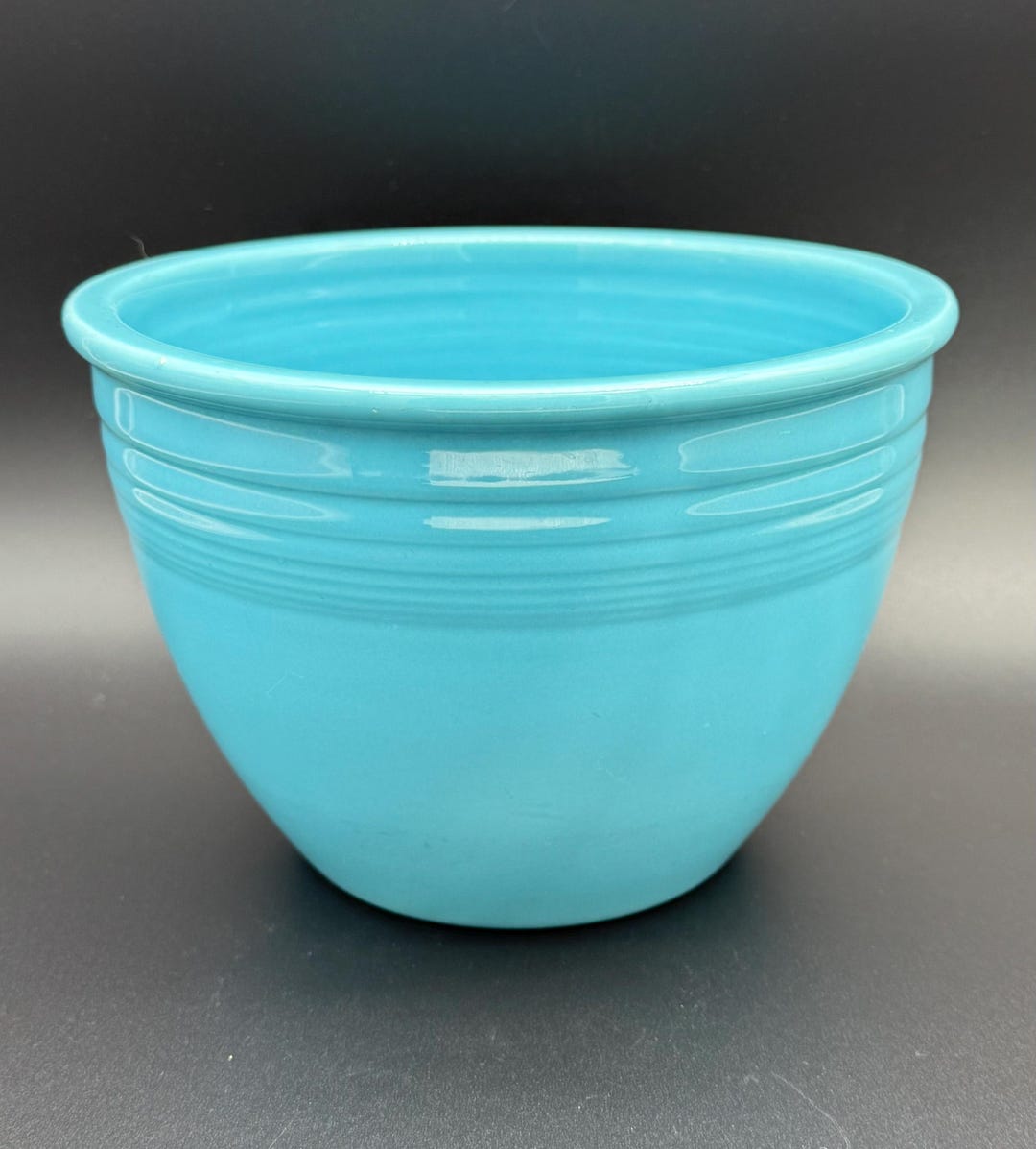 Vintage Fiesta Ware Turquoise Blue Nesting Mixing Bowl #3 of 7 ...