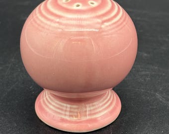 Fiesta Ware Rose Pink Salt Shaker Single Fiestaware retired color Post 1986 (b)