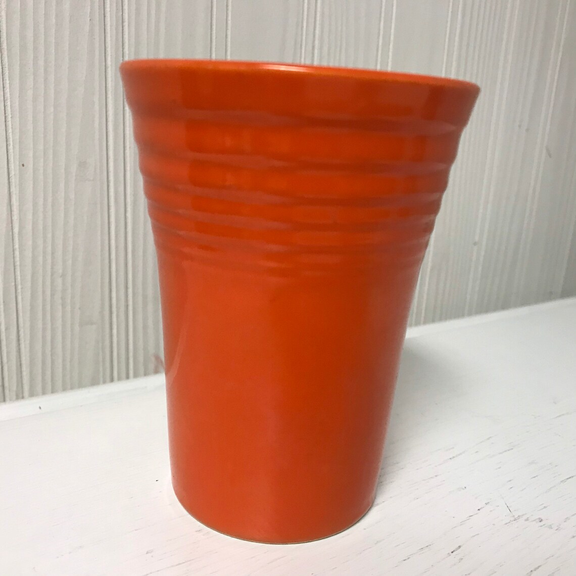 Vintage Fiesta Radioactive Red Water Tumbler Fiestaware Etsy