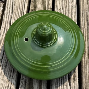 Vintage Fiestaware medium Teapot Lid 1950’s Forest green Fiesta Ware