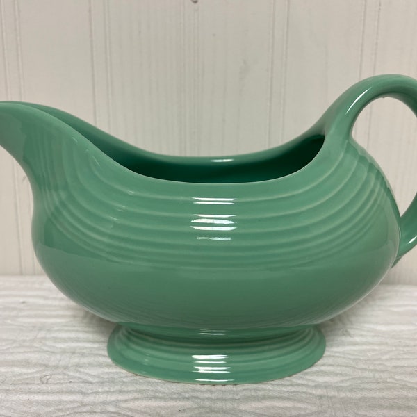 Fiesta Ware Seamist Green Gravy or Sauce Boat Fiestaware