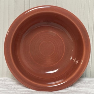 Vintage Fiestaware Rose pink Fruit Bowl Fiesta Ware 4 3/4” 1950&#39;s HLC color