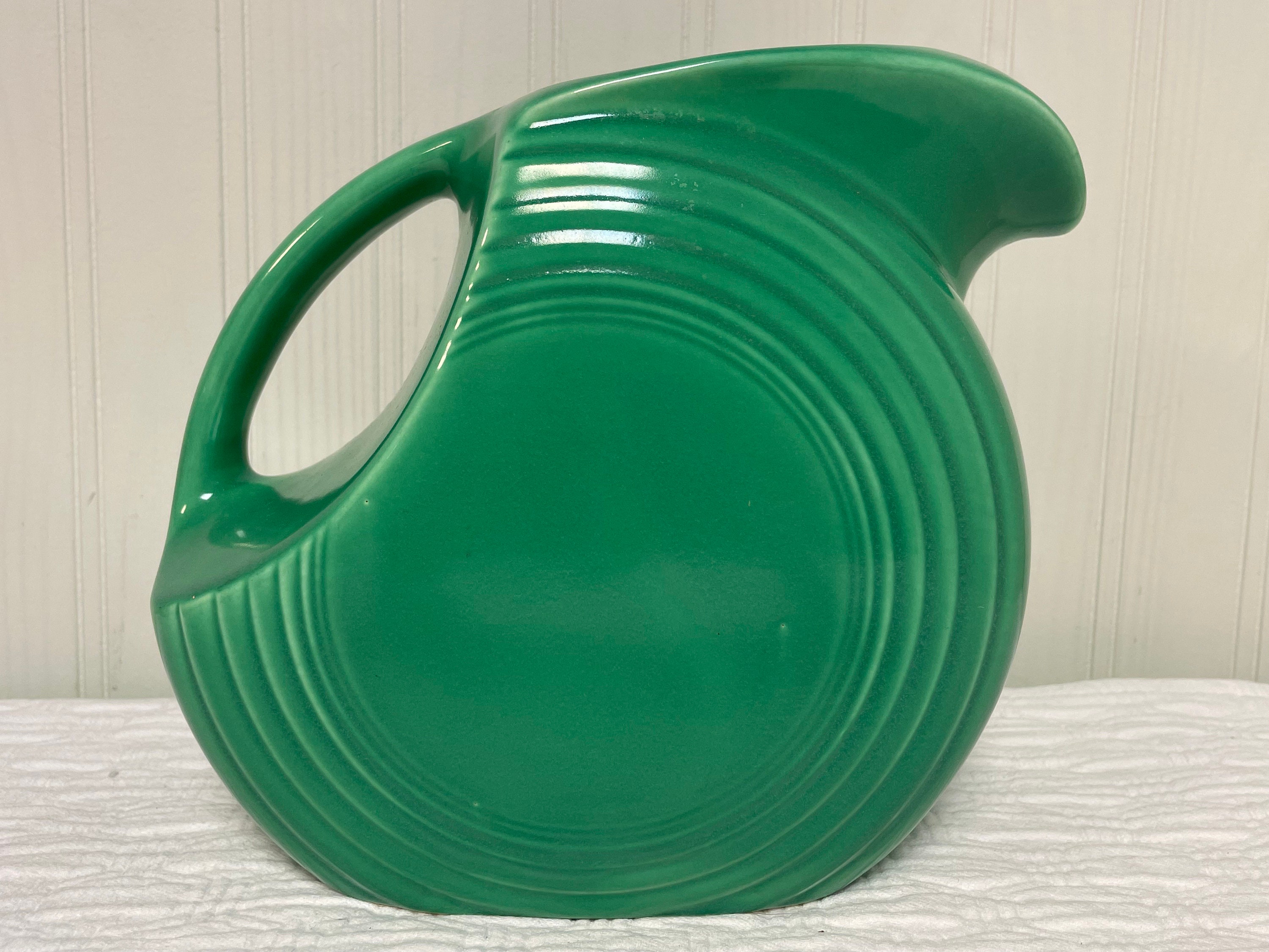 Vintage Fiestaware Medium Fiestaware Disc Pitcher Vintage Fiesta