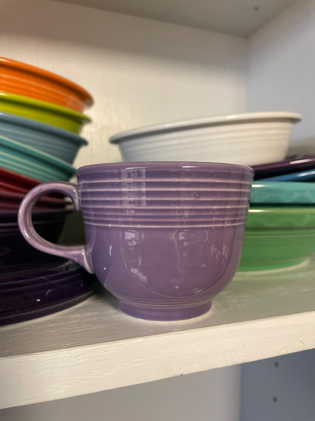 Fiesta Lilac Purple Tea Cup Fiestaware Etsy