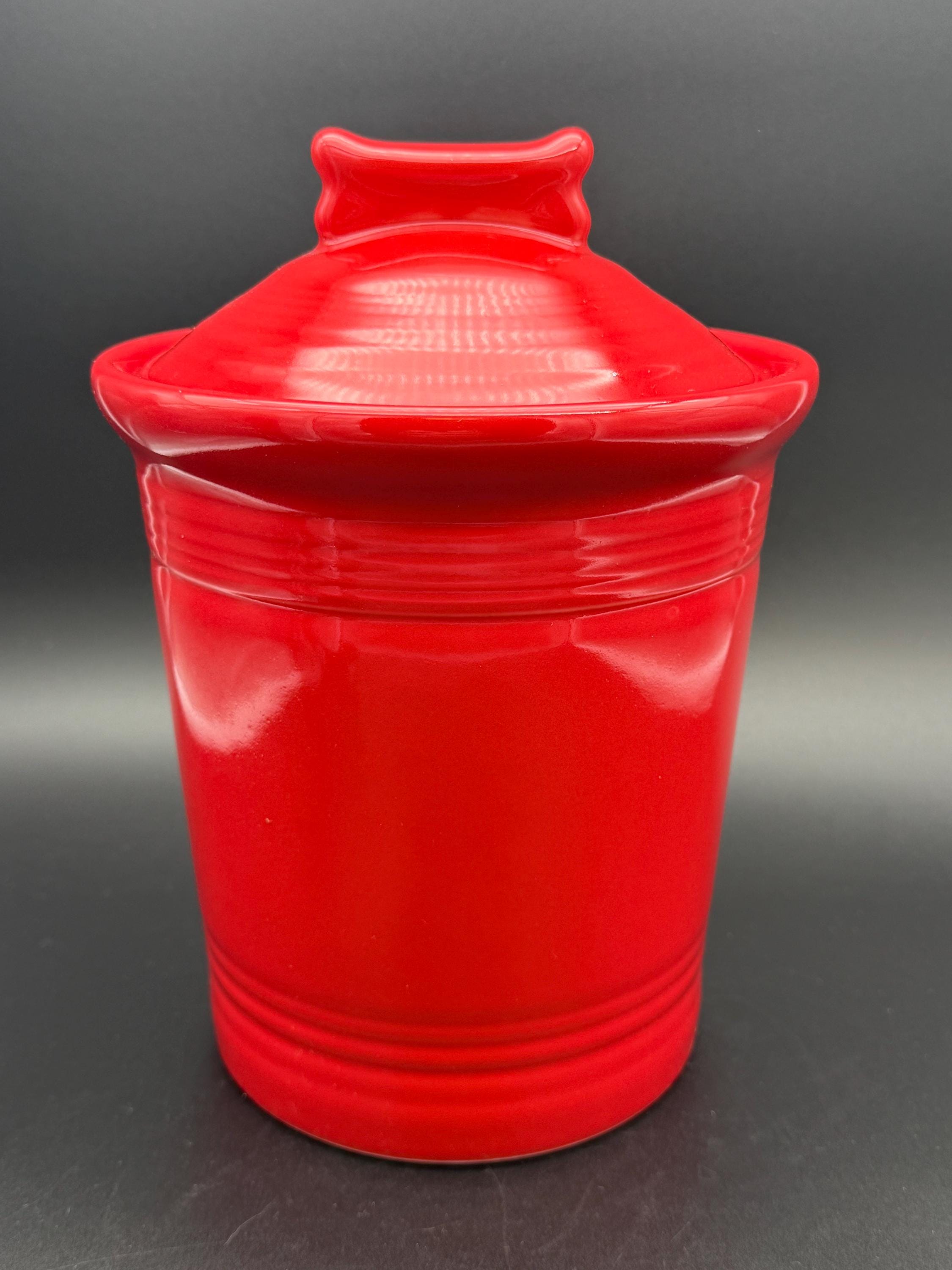 Fiestaware Cookie Jar - Etsy