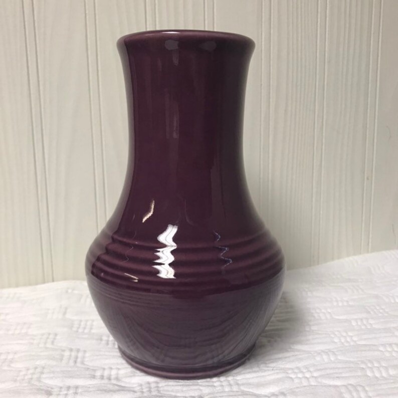 Fiestaware Heather Purple Royalty Vase Retired Fiesta Etsy