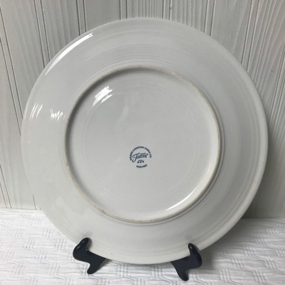 White top fiesta dinnerware