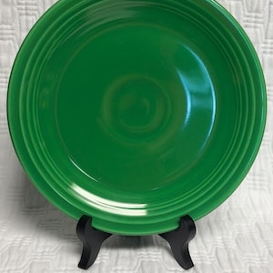 Vintage Fiesta Ware Medium Green Side Salad 7&quot; plate Fiestaware 1959