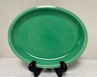 Vintage Fiestaware Kitchen Kraft 13" platter Original Green Fiesta Ware