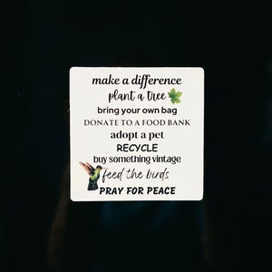 Make a Difference Refrigerator Magnet image 5