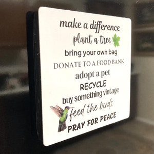 Make a Difference Refrigerator Magnet image 4