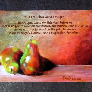 The Nourishment Prayer Refrigerator Magnet image 4