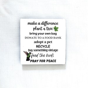 Make a Difference Refrigerator Magnet image 2