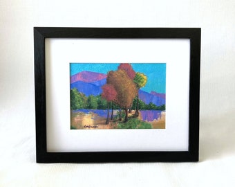 Autumn Landscape Print with Frame