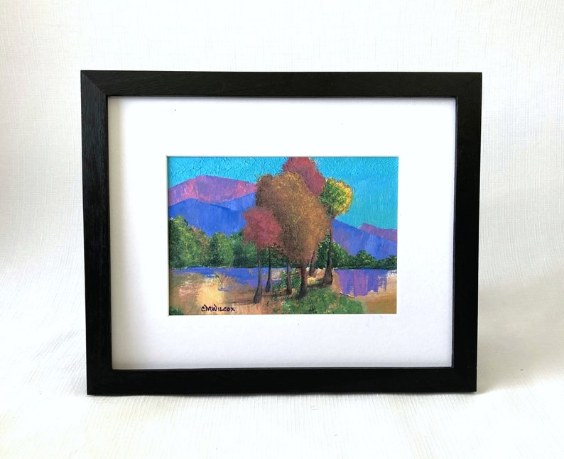 Autumn Landscape Print with Frame image 1