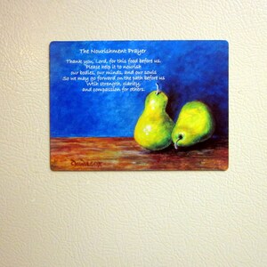 The Nourishment Prayer Refrigerator Magnet image 4