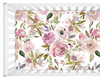 mauve crib sheets