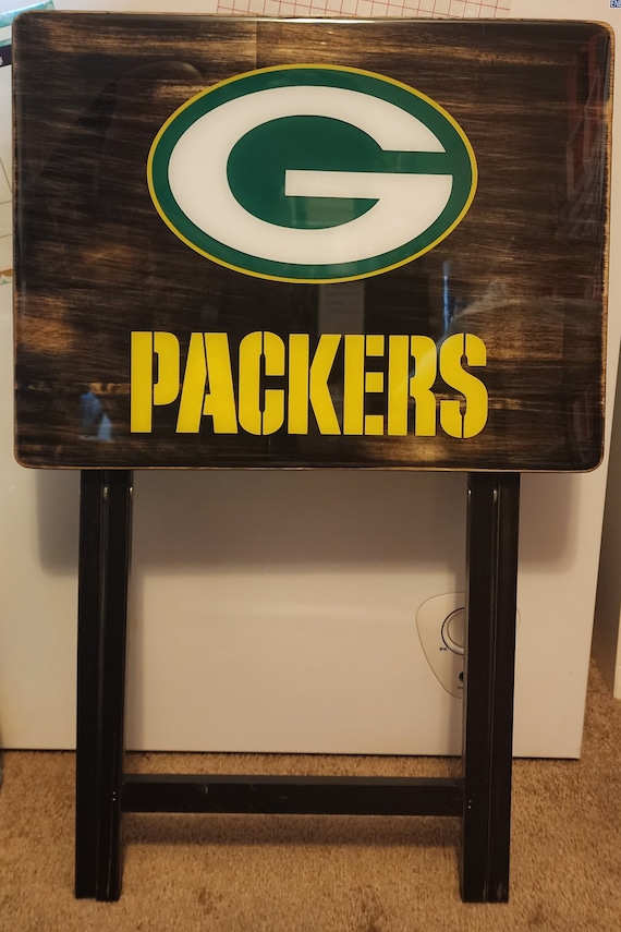 NFL TV Tray Set of 4 With Stand Etsy
