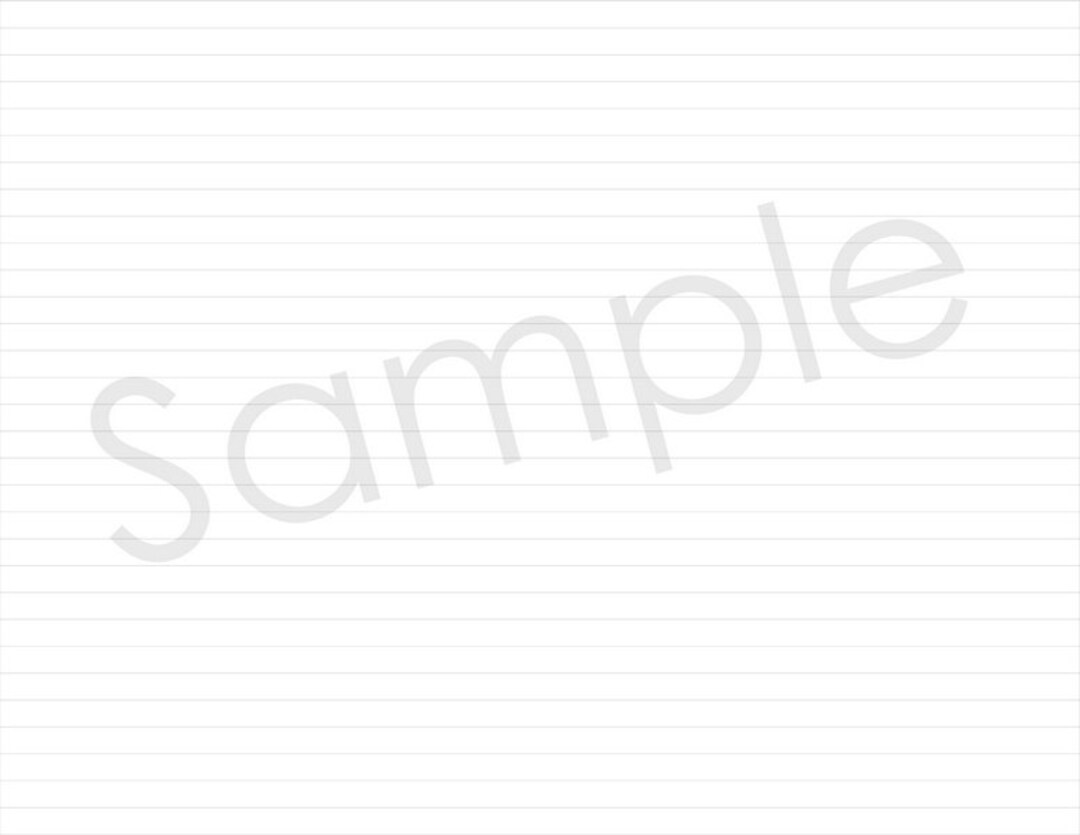 7mm Ruled Notebook Paper - Light, Medium, Dark - PDF Printable - Etsy