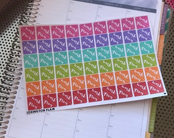 Work Corner Stickers for use in your ECLP, Happy Planner or other Calendar or Planner