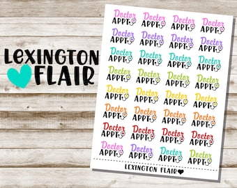 Doctor APPT Wording - Planner Stickers*