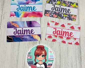 Washi Cutter - Custom Name - Rainbow clouds - Purple Marble - Watermelon - Washi Trimmer