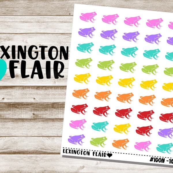Icons - #102 - Frog Icon - Planner Stickers