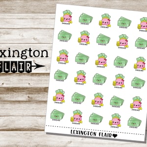 Payday Kawaii Planner Stickers