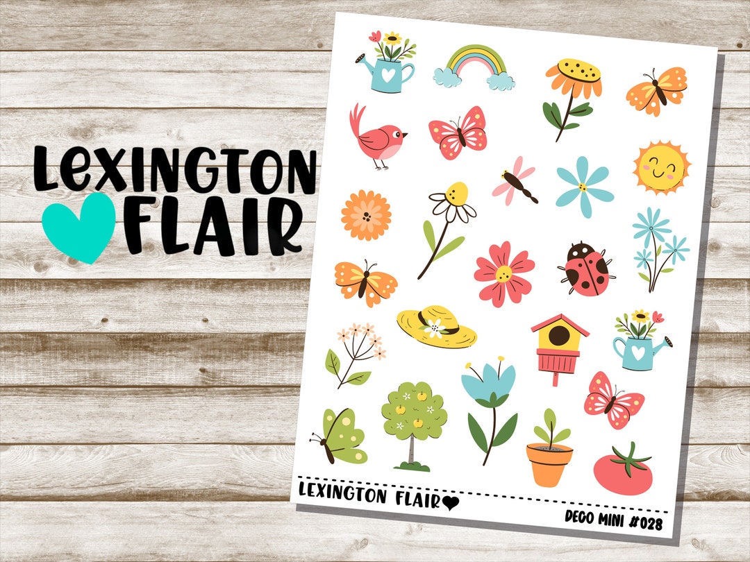 Deco Mini - #028 - Spring Collection - Planner Stickers - Etsy