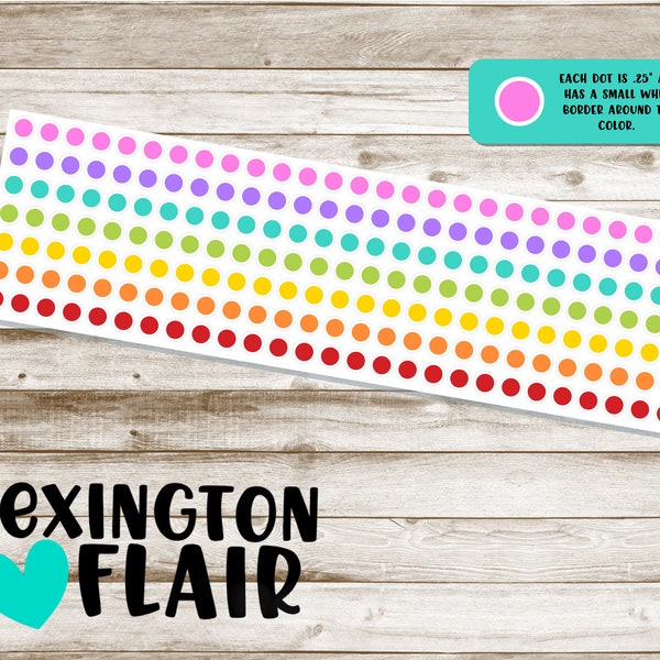 Dots - .25" - Tiny - Planner Stickers*