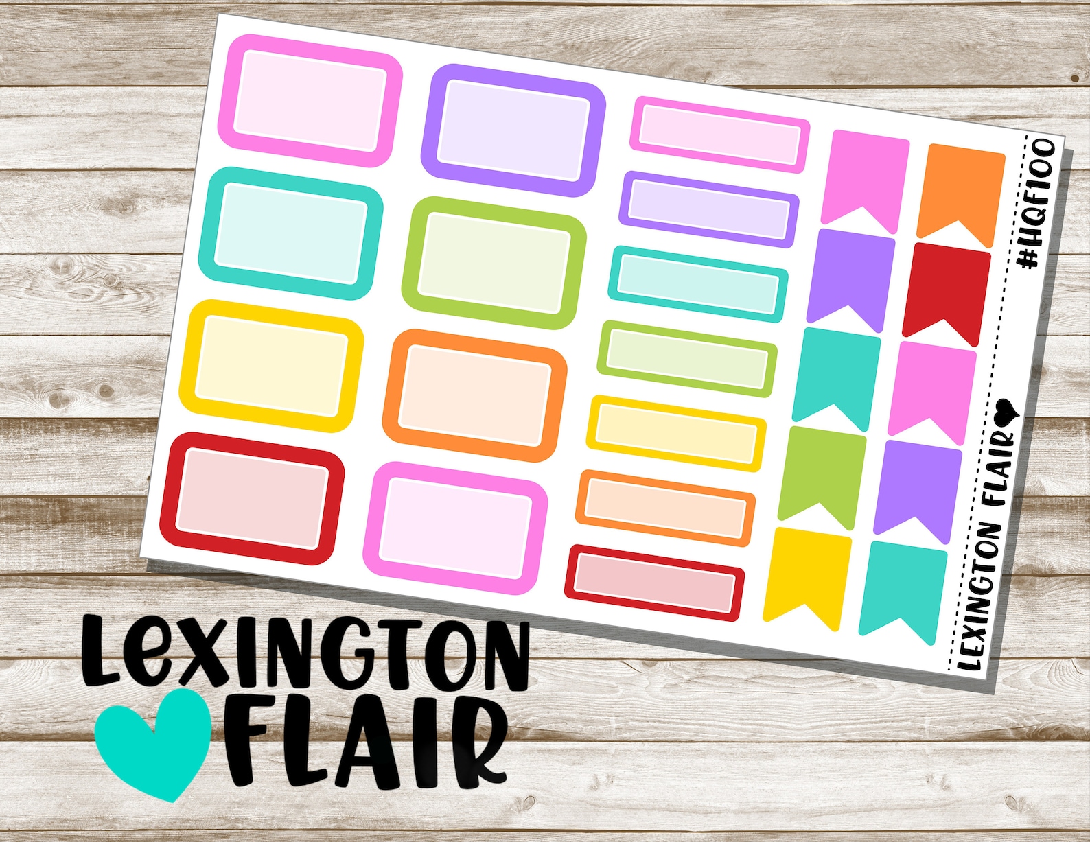 Half Box - Quarter Box - Flag Variety - Planner Stickers* #HQF100 - Etsy