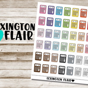 Calculator Icon - Mini - Planner Stickers