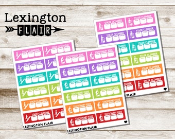 Fitness Tracker - Treadmill - Walking - Elliptical  Planner Stickers