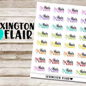 Hair Appt - Planner Stickers*