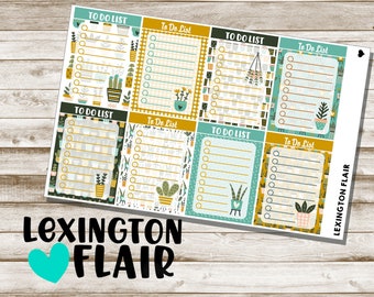 To Do Lists - Plant - Planner Stickers