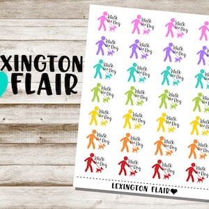 Walk the dog Planner Stickers*