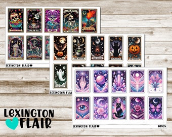 Decorative Stickers - Tarot Card Style Stickers - Several Designs to Choose from - Planner Stickers