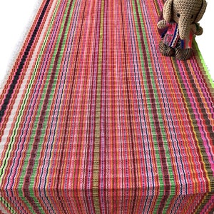 Hmong pleated skirt fabric - Multicolour cotton - White 2.48mt