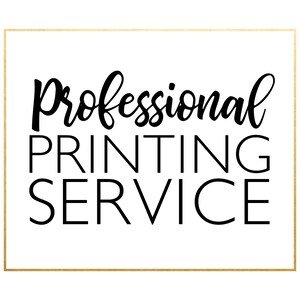 Invitation Printing Service (includes white envelopes)