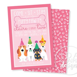 Birthday Party Digital Download | Puppy Pawty Party